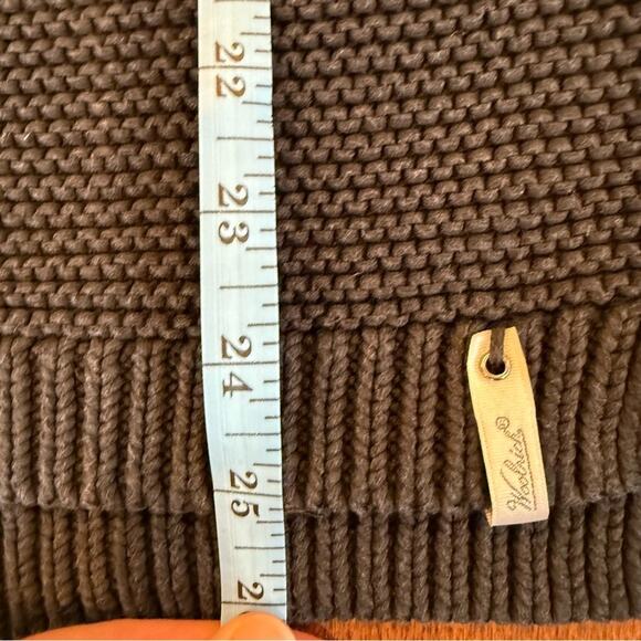 Woolrich Knit Sweater Crewneck Tree Black Sz Med Christmas Cabincore Apres Ski - Picture 12 of 13